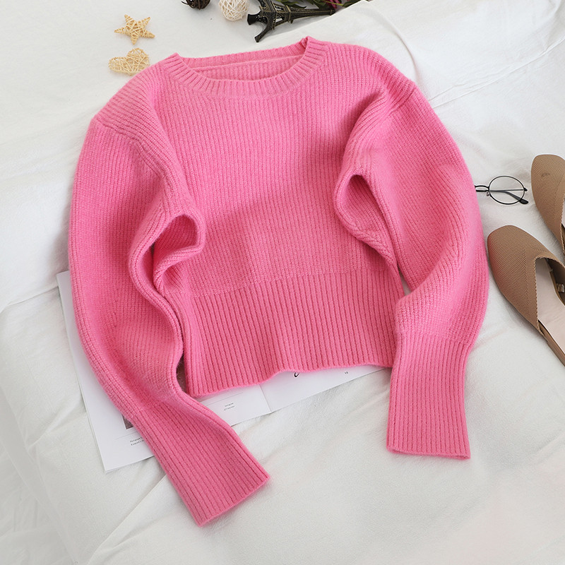 Pulover de dama model uni in diferite culori