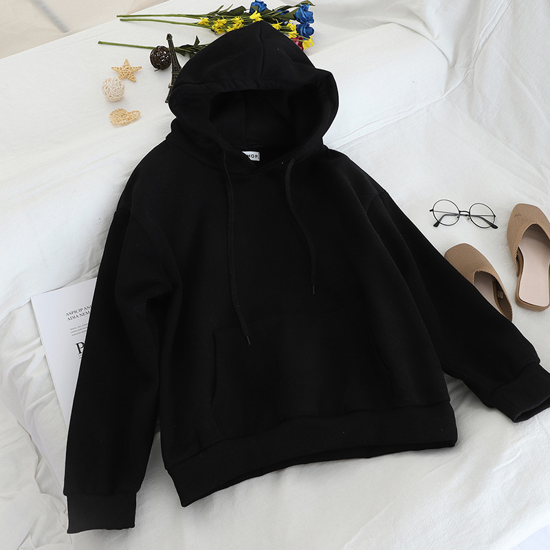 Hanorac de dama sport-casual cu gluga si buzunar in mai multe culori