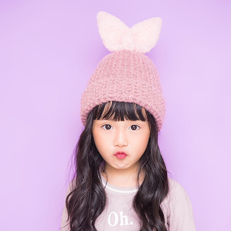 Meleg gyerek sapka lányoknak különböző színekben