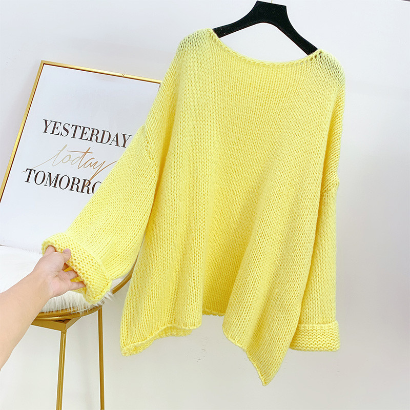 Széles női pulóver többféle színben