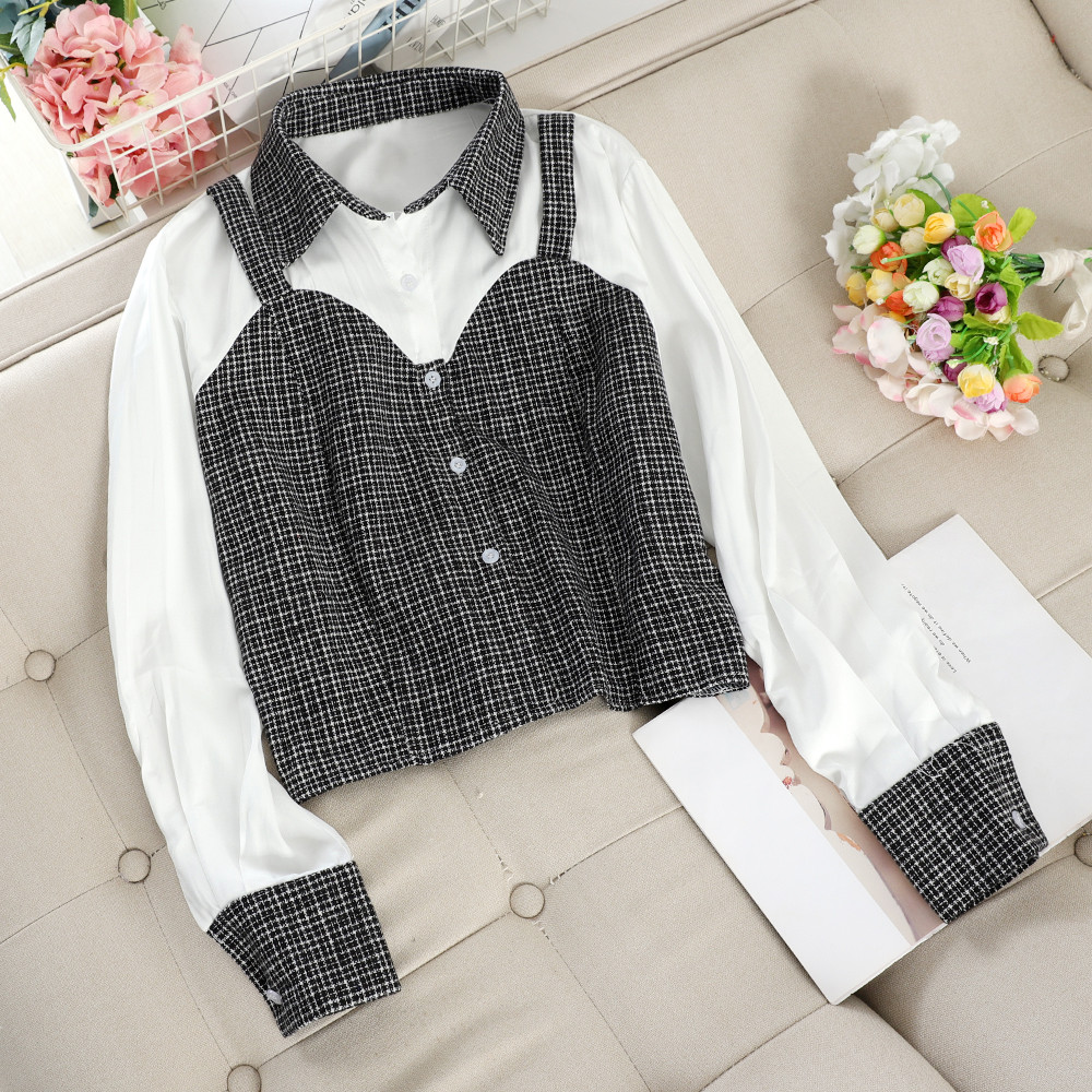 Cămașă elegantă de damă cu guler clasic în trei culori