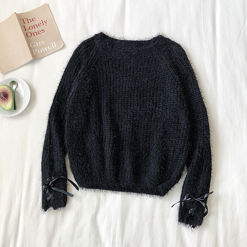 Új modell női pulóver három színben nyakkendővel