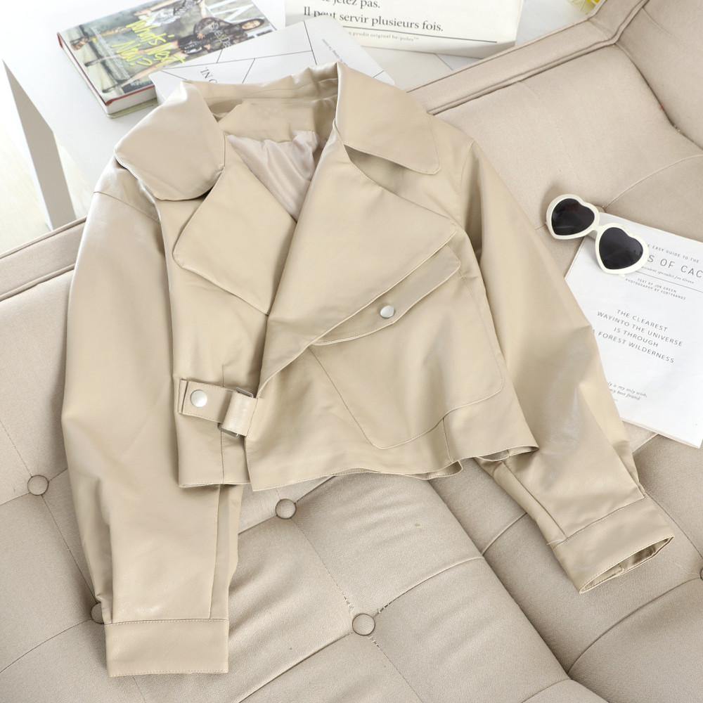 Női bőrkabát négy színben