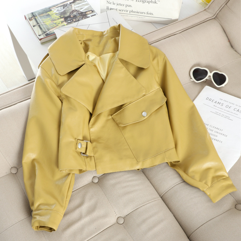 Női bőrkabát négy színben