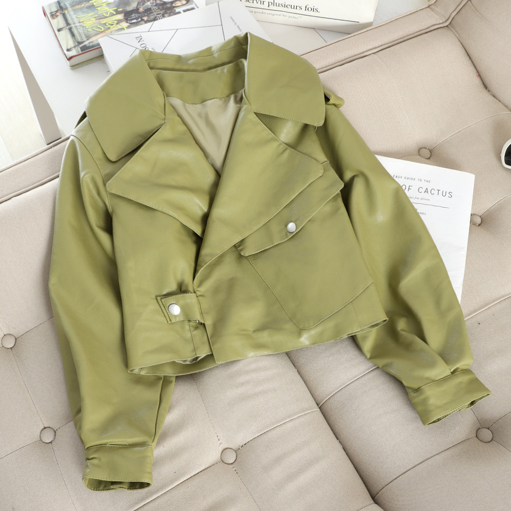 Női bőrkabát négy színben