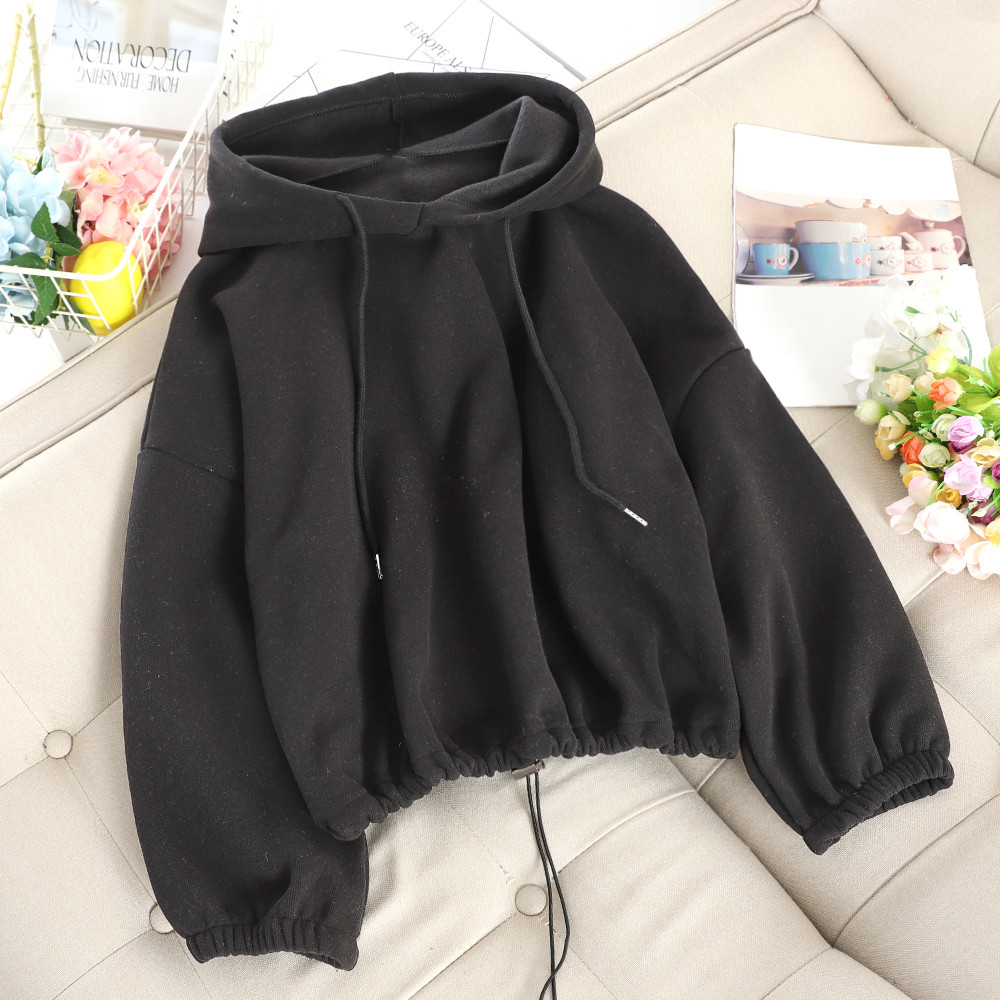 Öt színben kapucnis női pulóver