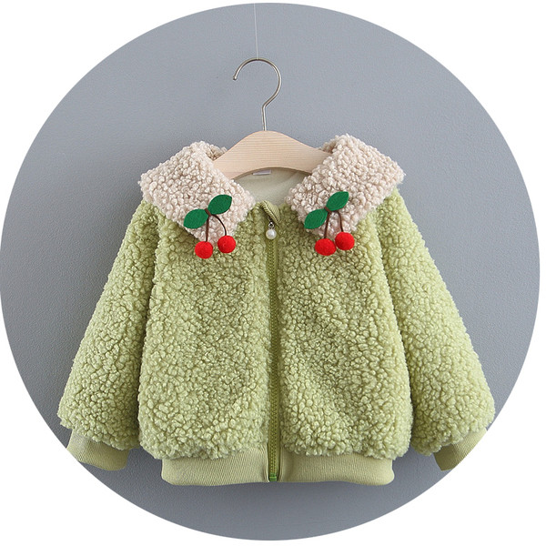 Modern gyerek pulóver lányoknak sárga, zöld és narancssárga cipzárral