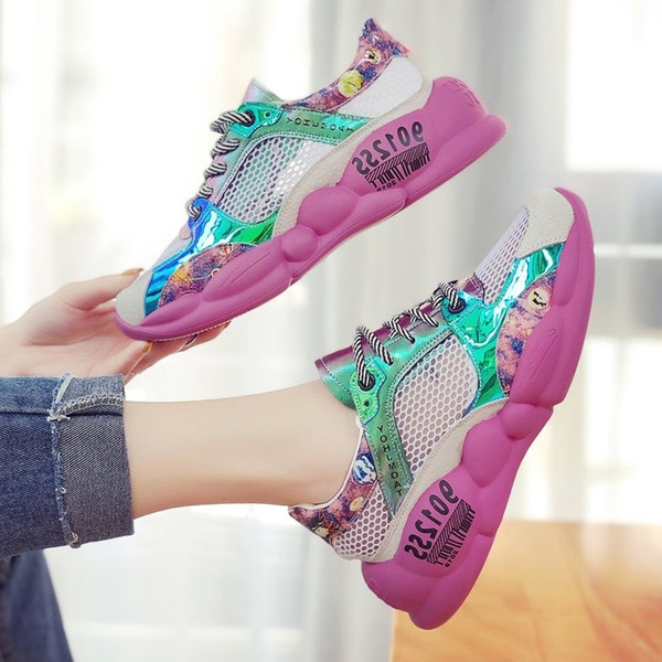 Aktuális női hálós tornacipő több színben