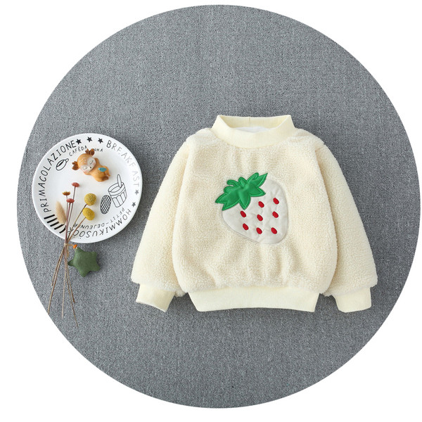 Új modellű gyerek pulóver lányoknak O-nyakkal több színben