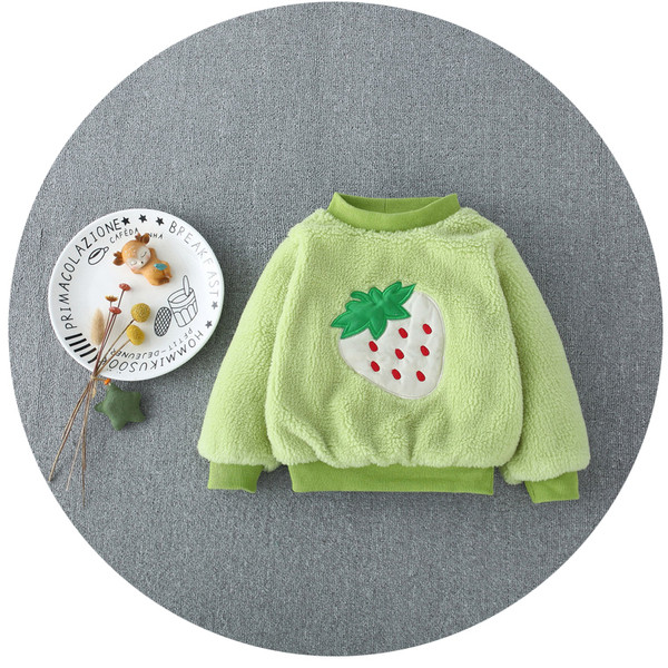 Új modellű gyerek pulóver lányoknak O-nyakkal több színben