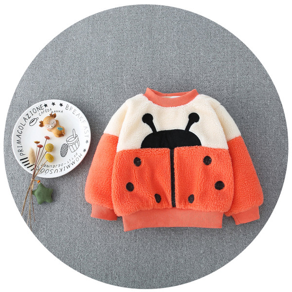 Napi gyerek pulóver lányoknak O-nyakkal, többféle színben