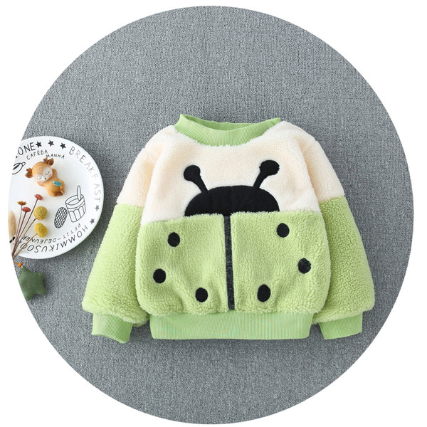 Napi gyerek pulóver lányoknak O-nyakkal, többféle színben