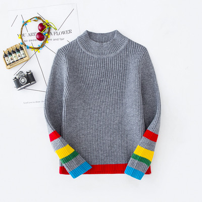 Modern gyerekpulóver pólógallérral több színben