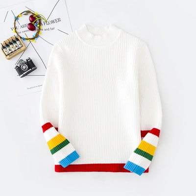 Modern gyerekpulóver pólógallérral több színben