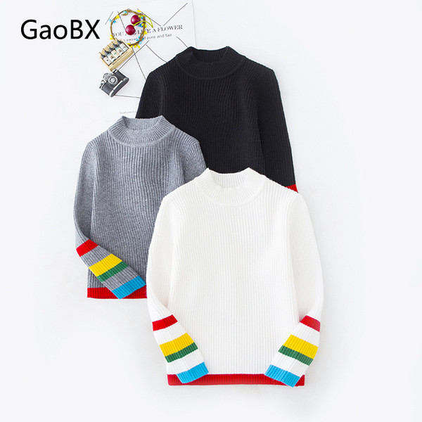 Modern gyerekpulóver pólógallérral több színben