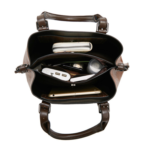 Modern női táska két füllel sima modell több színben