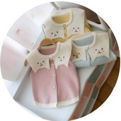 Vesta pentru copii model nou cu broderie pentru fete in roz, galben si albastru