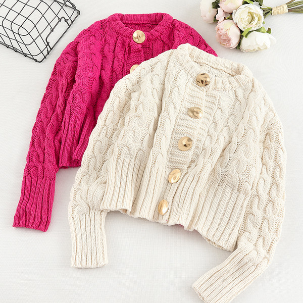 Női kardigán három színben, gombokkal és O-nyakkal