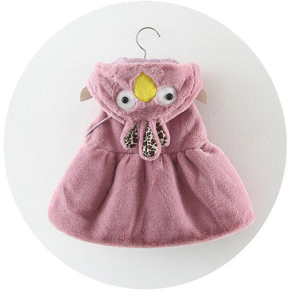 Model nou de vestă pentru copii cu glugă și element 3D pentru fete în mai multe culori