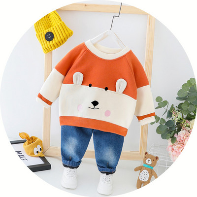 Új modell gyerek szett blúz + farmer két színben fiúknak