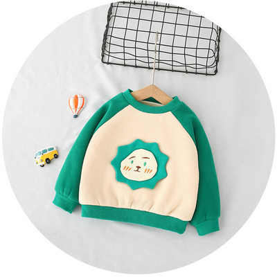 Modern, O-nyakú gyerek pulóver lányoknak és fiúknak többféle színben