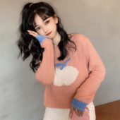 Női kötött rövid blúz, két színben