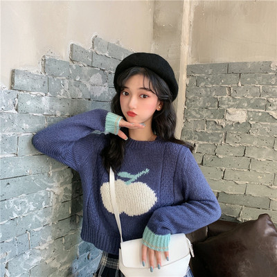 Női kötött rövid blúz, két színben