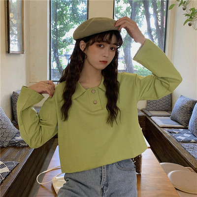 Női alkalmi rövid blúz - széles modell három színben