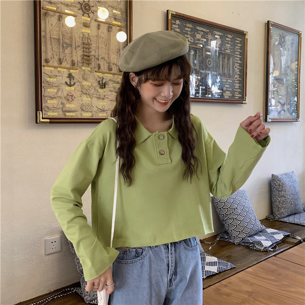 Női alkalmi rövid blúz - széles modell három színben