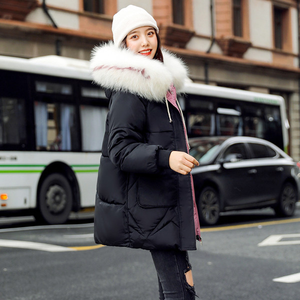 Γυναικείο χειμωνιάτικο μπουφάν με κουκούλα  σε διάφορα χρώματα