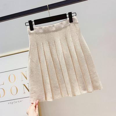 Rövid női rakott szoknya három színben