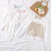 Modern női ing spitz nyakkivágással és hosszú ujjú - többféle színben