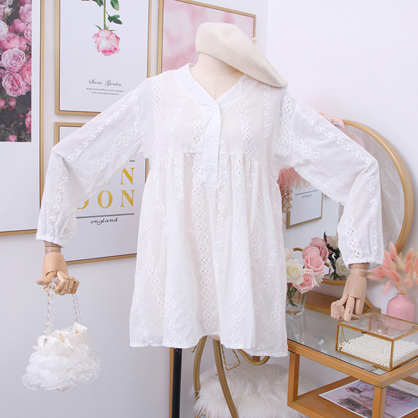 Hétköznapi női ing új modellje - spitz dekoltázs, széles modell három színben