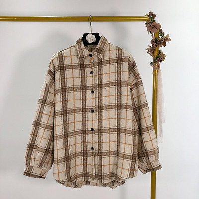 Női kockás ing gombokkal, három színben