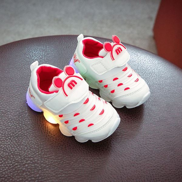 Adidasi copii cu lumini si autocolante in mai multe culori