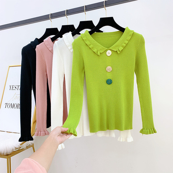 Női gombos blúz négy színben