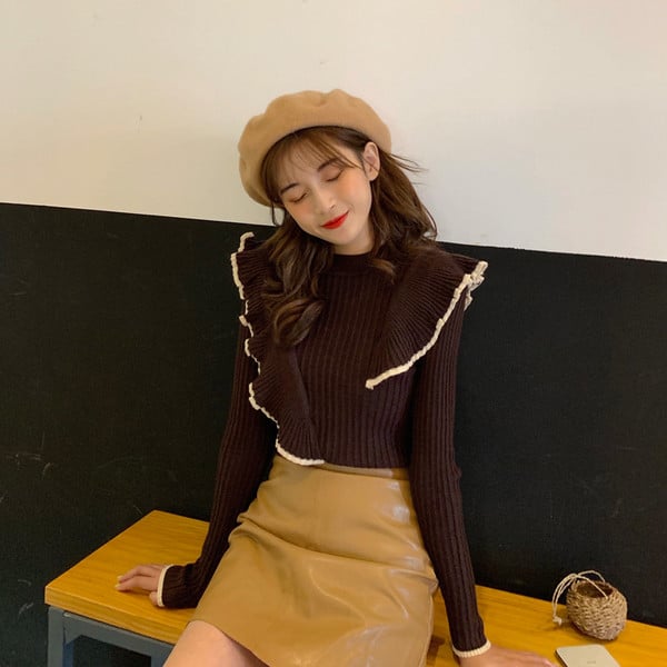 Modern női testhezálló blúz három színben