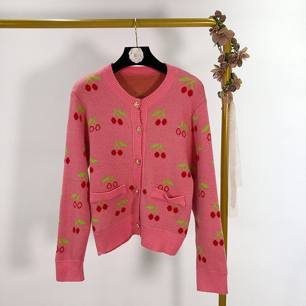 Set de vestă și fustă tricotat pentru femei