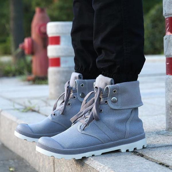 Adidași de iarnă pentru bărbați cu șireturi în roșu, albastru, gri, negru și bej