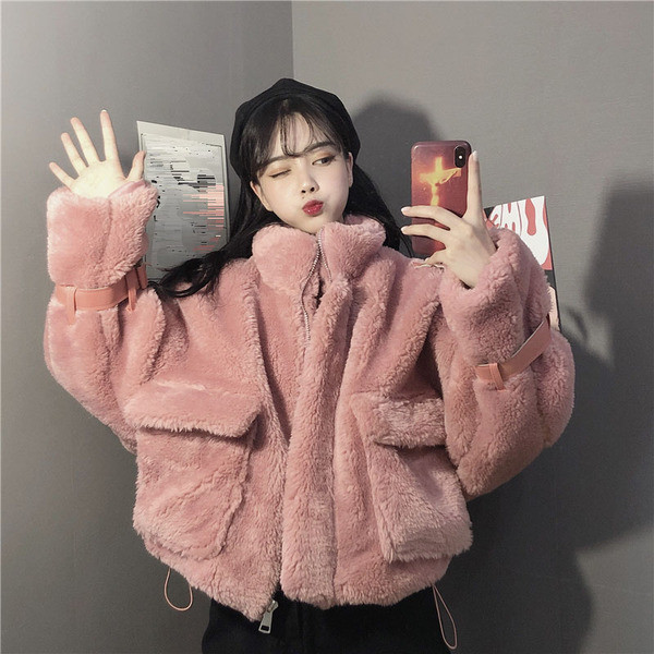 Női puha kabát - rövid modell három színben