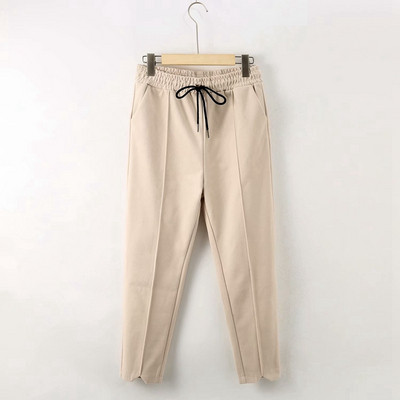 Model nou de pantaloni de dama cu talie inalta si buzunare in mai multe culori