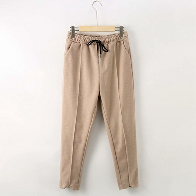 Model nou de pantaloni de dama cu talie inalta si buzunare in mai multe culori