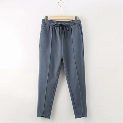 Model nou de pantaloni de dama cu talie inalta si buzunare in mai multe culori