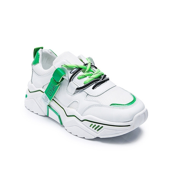 Stílusos női tornacipő durva és magas talppal