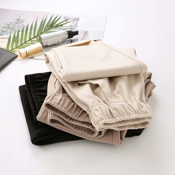 Alkalmi női nadrág magas derékkal - széles modell többféle színben