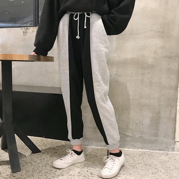 Női sportnadrág elasztikus derékkal