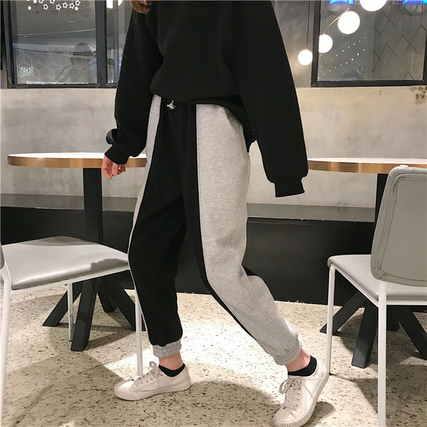 Női sportnadrág elasztikus derékkal