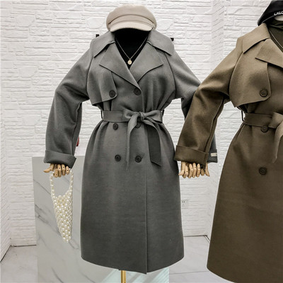 Κομψό γυναικείο παλτόμε ζώνη σε διάφορα χρώματα