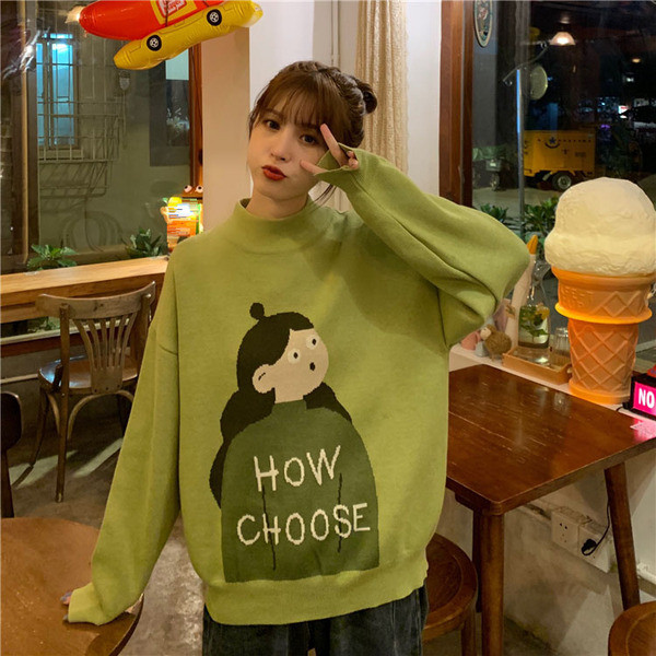 Zöld színű női blúz rátéttel - széles modell