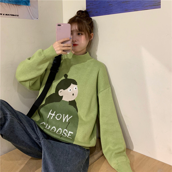 Zöld színű női blúz rátéttel - széles modell